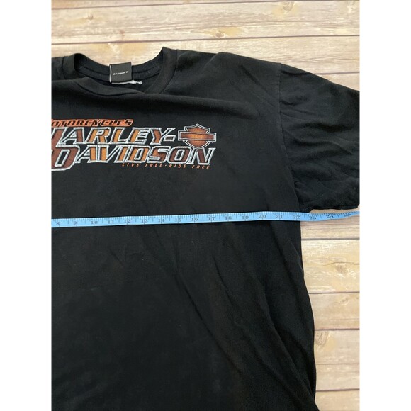 Vintage 90s Harley Davidson Las Vegas Shirt XL Live Free Ride Free USA - Picture 6 of 9